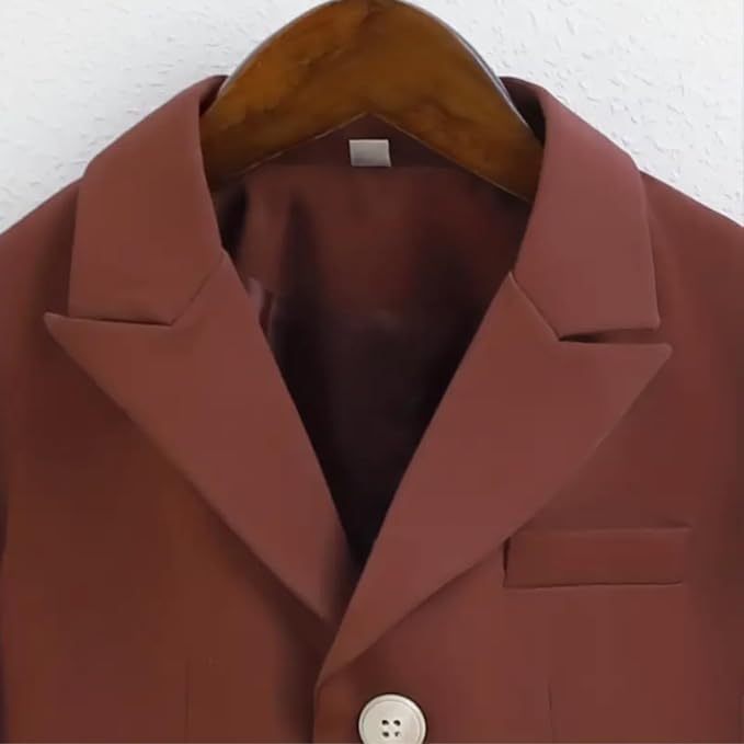 Toddler & Boys Single Breasted Suit | 3pc Set Longsleeves - B0028