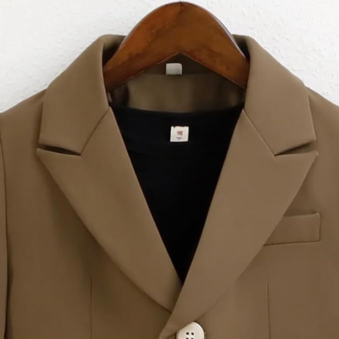 Toddler & Boys Single Breasted Suit | 3pc Set Longsleeves - B0028