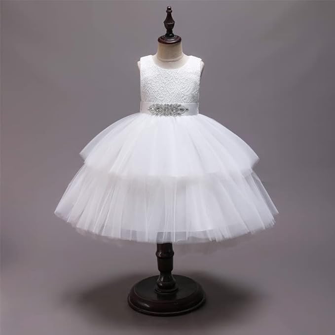 Princess Dress in Layered Tulle and lace for Special Occasions