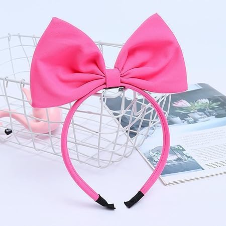 Lace bow headband for girls