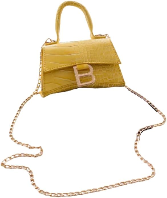 Crocodile print mini bag with top handle for girls