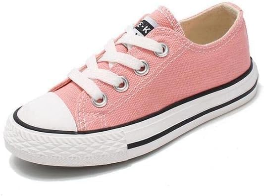 Girl's Canvas Sneakers Casual Style Back to School Shoes - S0024