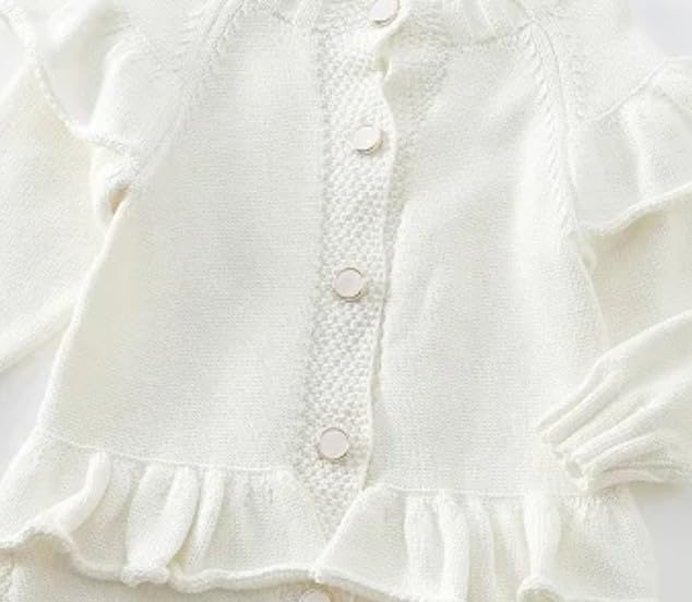 Unisex newborn long sleeve wool romper winter clothes - G0135