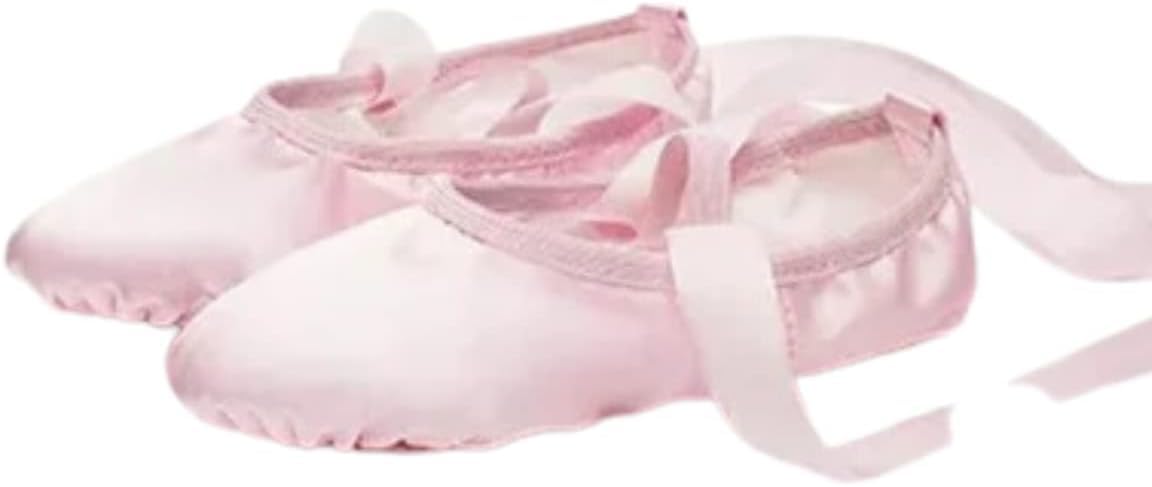 Girls Ballet Shoes Stretch Canvas Split Sole - S0032
