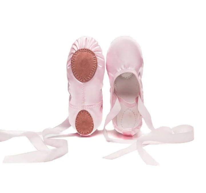 Girls Ballet Shoes Stretch Canvas Split Sole - S0032
