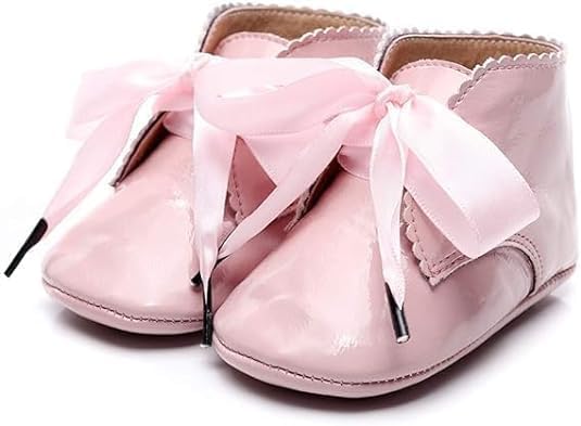 Baby Girls First Walker Shoes Lace Up Winter Fall - S0010