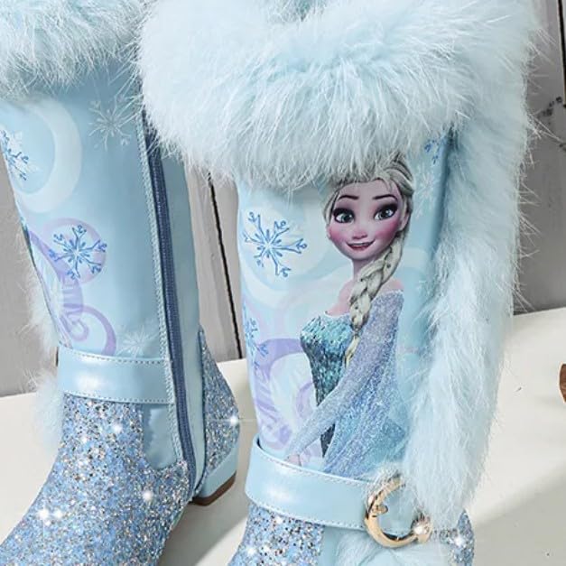 Girl's Winter boots with velvet of Princess High Boots - S0030