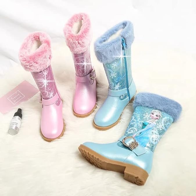 Girl's Winter boots with velvet of Princess High Boots - S0030