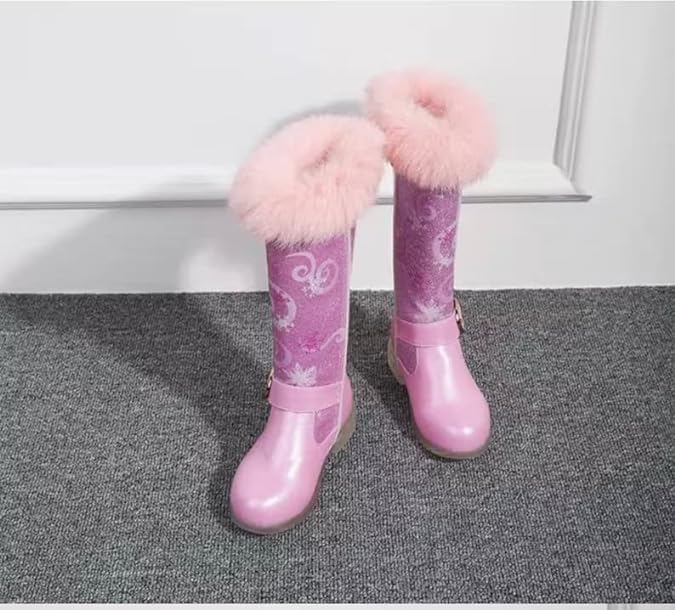 Girl's Winter boots with velvet of Princess High Boots - S0030