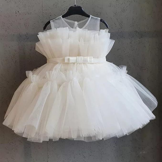 Girl Tulle Birthday Party Dress for Toddler Girls - G0040