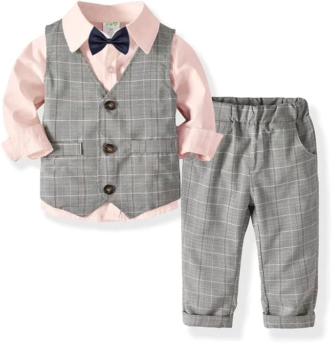 Boys Prince of Wales Vest and Pants Set - B0013
