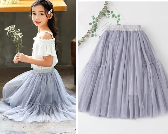 Girls Tutu Skirts A Line Below The Knee Casual Outfits