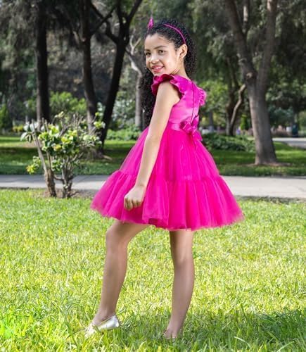 Satin Tulle Flower Girl Dress - G0114