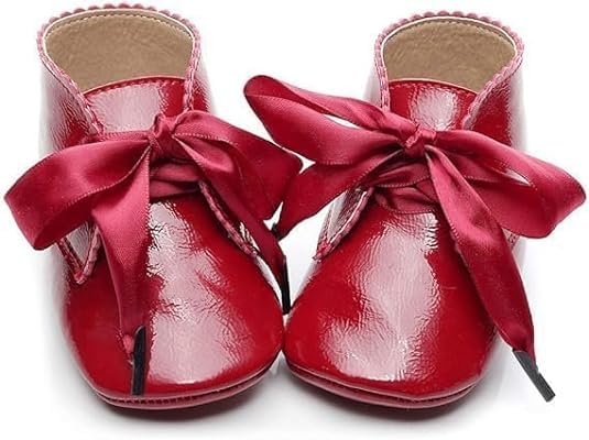Baby Girls First Walker Shoes Lace Up Winter Fall - S0010