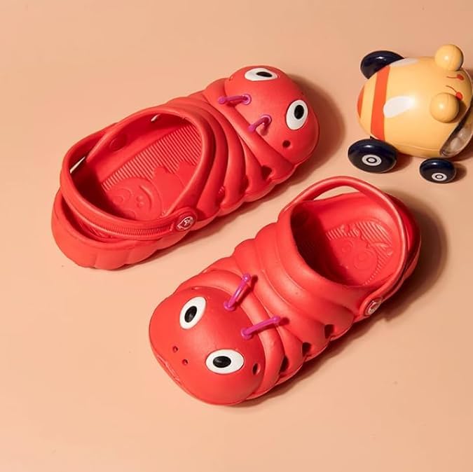 Kids Slippers Unisex Water Caterpillar Clogs Non-Slip Sandals - S0051