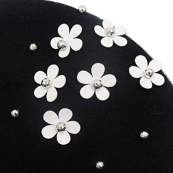 Girls Winter Wool Beret Classic French Style