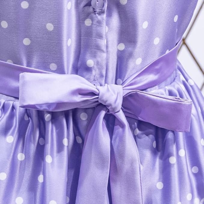 Girls' Princess Sofia Themed Purple Dress - G0070
