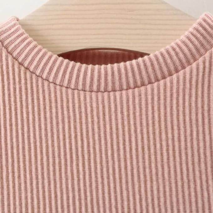 Long Sleeve Cotton Dress with Tulle Skirt and Embroidered Flowers - G0086