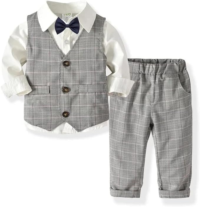 Boys Prince of Wales Vest and Pants Set - B0013