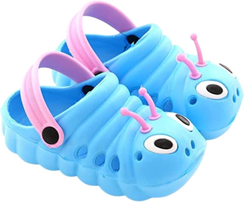 Kid's Lightweight Cute Caterpillar Clogs | Non-Slip, Water-Resistant - S0048