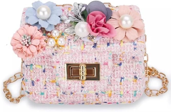 Girl's Flower Mini Handbags Small Crossbody Bag