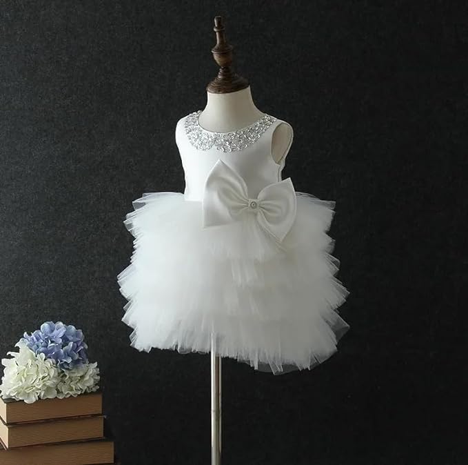 Short tulle layered party dress for girls - G0117