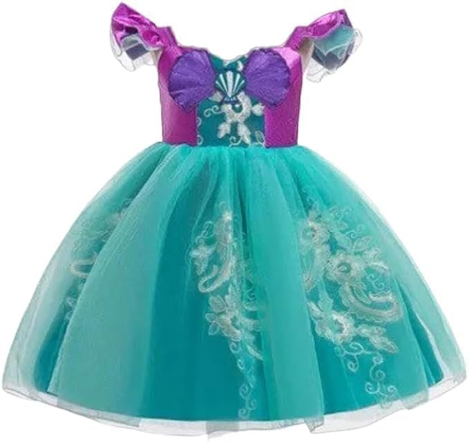 Little Mermaid Princess Costume for Little Girls
