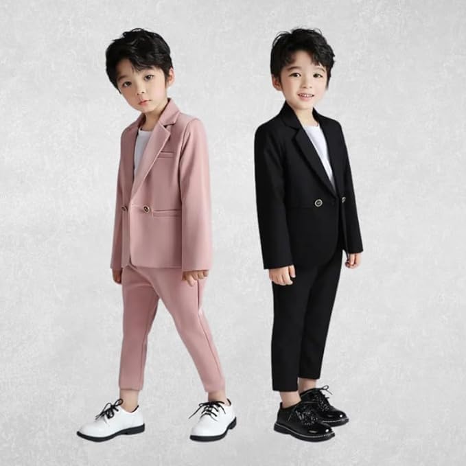 Boys Casual Suit | Boys 2pc Suit Set, Blazer & Pants - B0007
