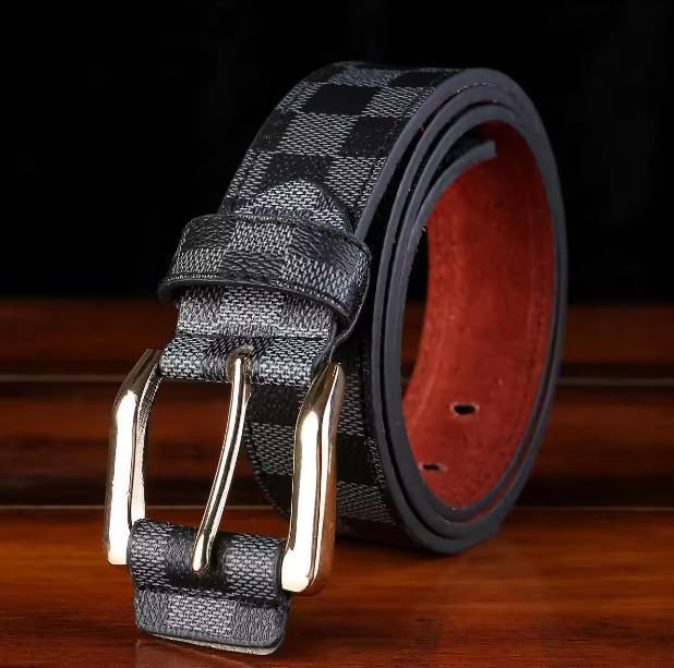 Trendy Checkered Men's Belt