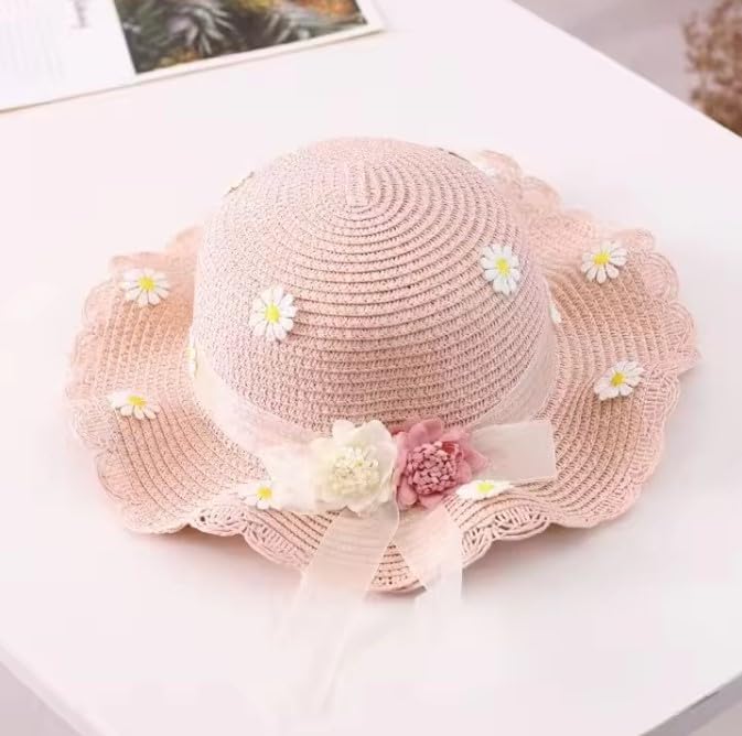 Braided Straw hat and Bag for Girls Summer 2024