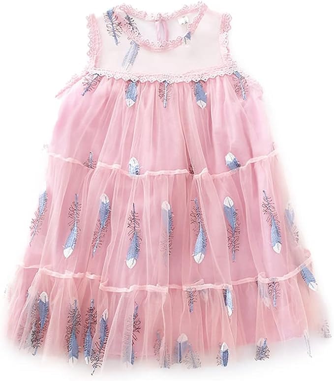 Back to School mesh Dress for Girls Korean Style - G0010