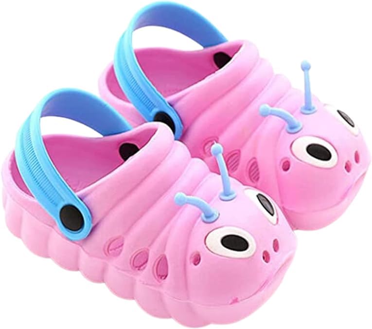 Kid's Lightweight Cute Caterpillar Clogs | Non-Slip, Water-Resistant - S0048