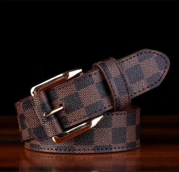 Trendy Checkered Men's Belt