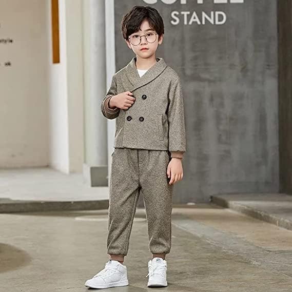 Boys Suits Wedding Outfits Blazer and Pants Set - B0016