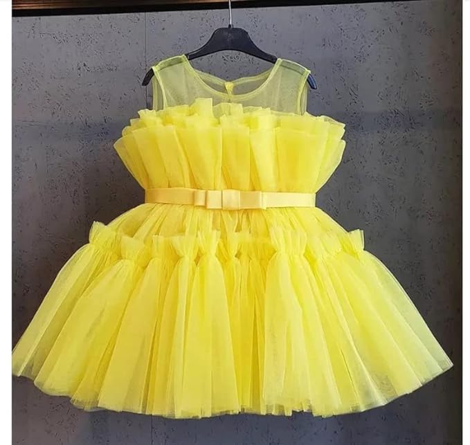 Girl Tulle Birthday Party Dress for Toddler Girls - G0040