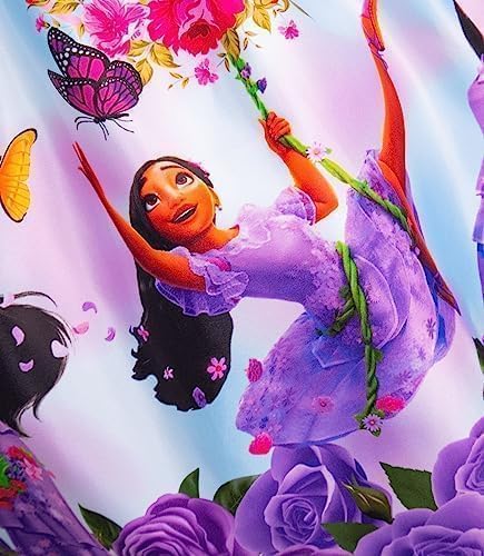 Girl's Isabela Madrigal Themed Lavander Dress - G0043