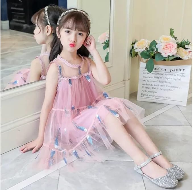 Back to School mesh Dress for Girls Korean Style - G0010