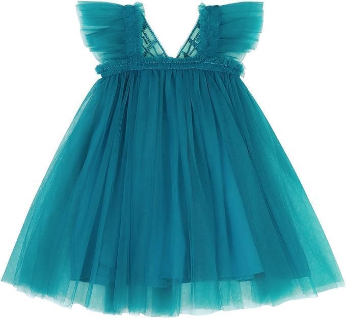 Layered Butterfly Tulle Tutu Summer Dress for Girls - G0081