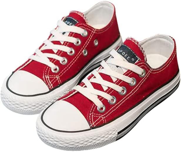 Girl's Canvas Sneakers Casual Style Back to School Shoes - S0024
