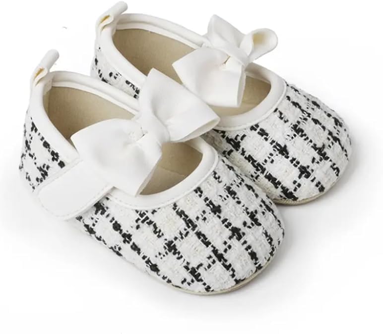 Baby Girl Dress Shoes Mary Jane Princess Shoes Anti-Slip Soft Sole - S0009