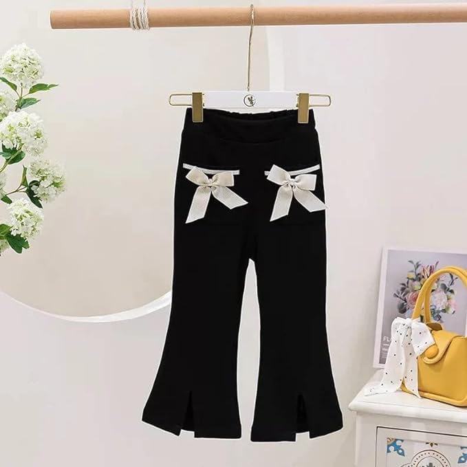 Back to School Outfit Puffy Long Sleeves Shirt + Bell Pants - G0011