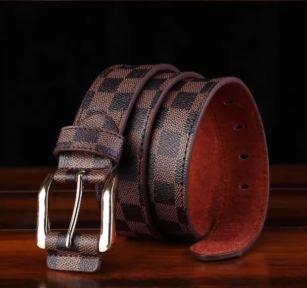 Trendy Checkered Men's Belt