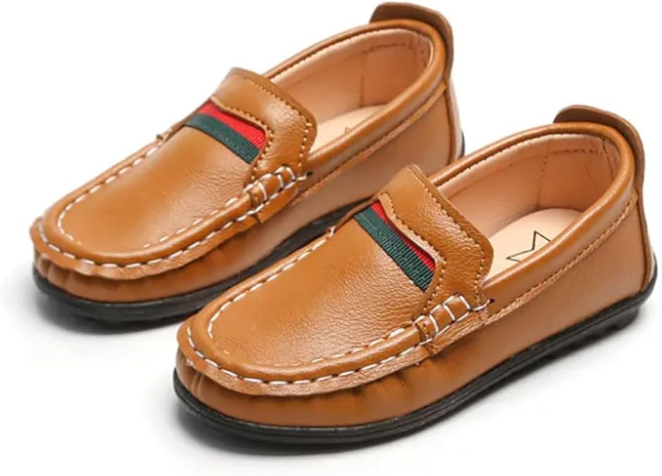 Boys Dress Loafer Shoes Casual Leather Shoes Slip-On Comfort - S0020