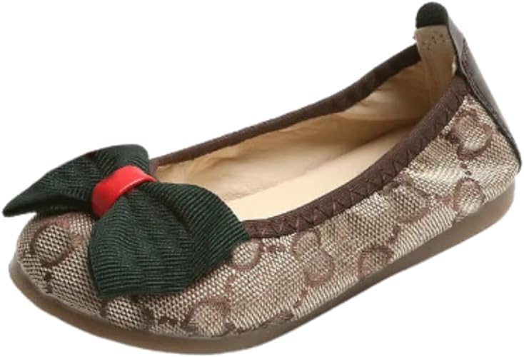 Girls Princess Shoes Flat Ballerinas Soft Sole Party Dance - S0042