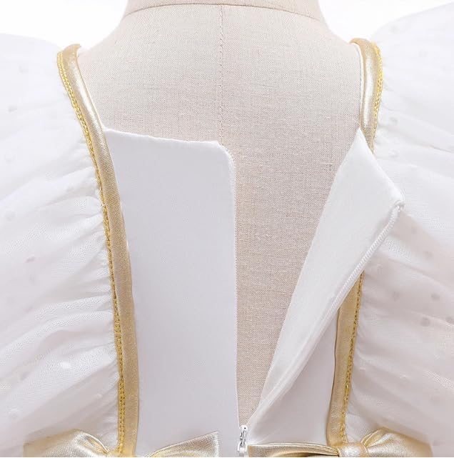 Tulle Party Bithday Dress Printed with Polka Dots - G0129