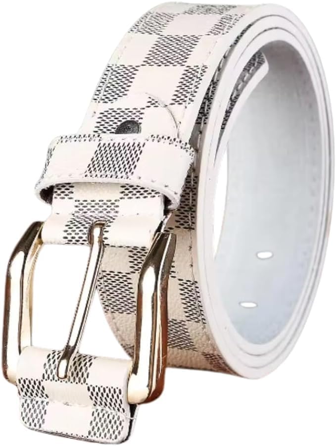 Trendy Checkered Men's Belt