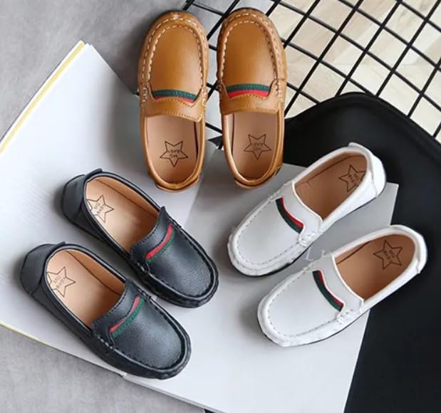 Boys Dress Loafer Shoes Casual Leather Shoes Slip-On Comfort - S0020