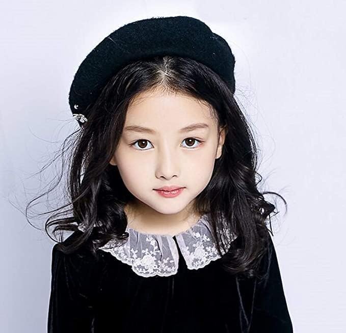 Girls Winter Wool Beret Classic French Style