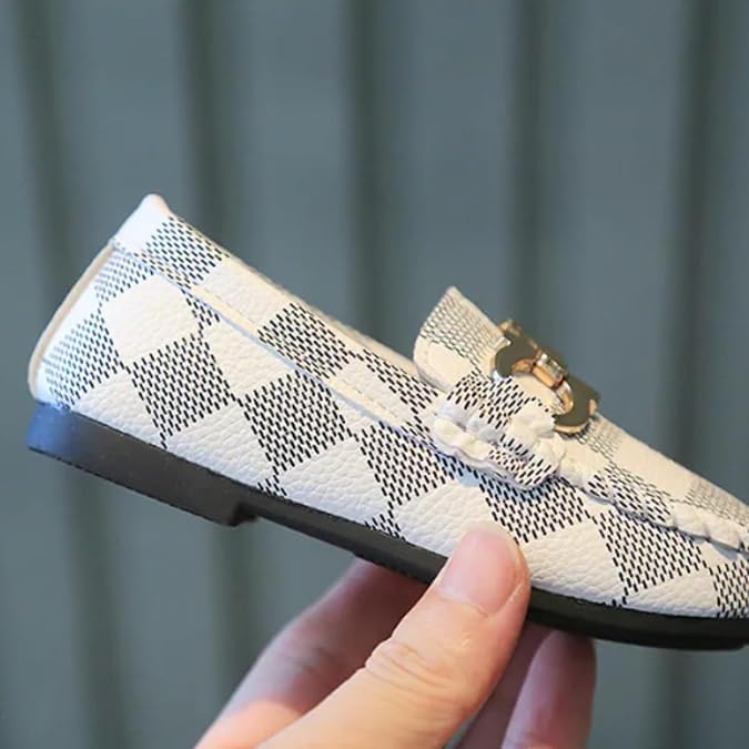 Boys Casual Dress Shoes Toddler Loafers Slip-On Flat Sole - S0019