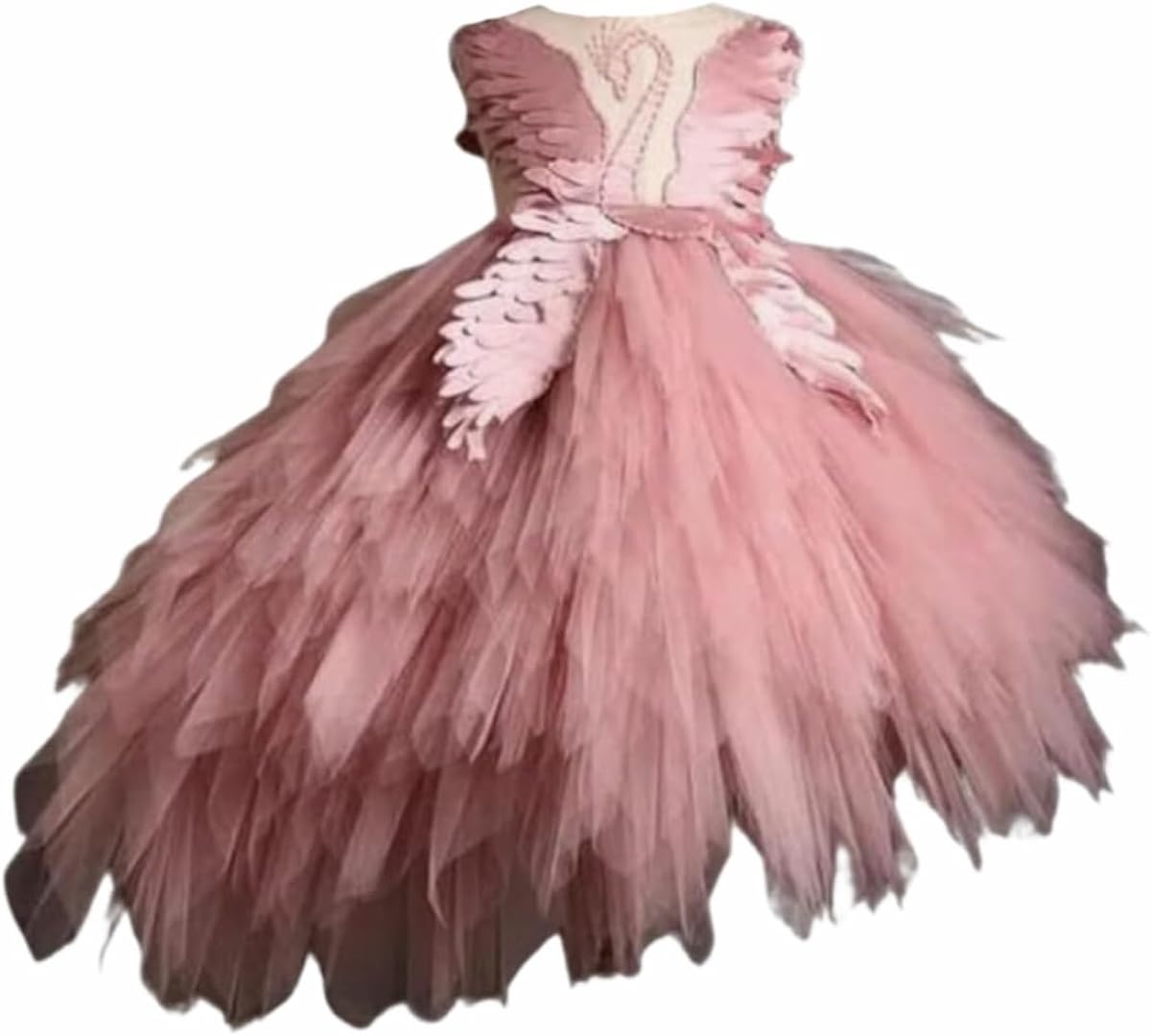 Girl's Swan Lake Dress with Tutu Puffed Skirt for Special Occasions - G0053